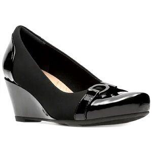 Clarks Collection Women's Flores Poppy Wedge Pumps